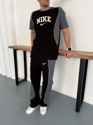 NKE PARÇALI OVERSİZE EŞOFMAN TAKIM -SİYAH