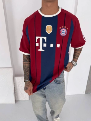 BAYERN NAKIŞ DETAY OVERSİZE TSHİRT