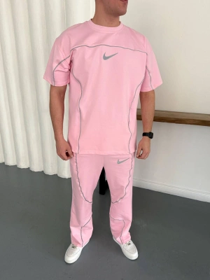 REFLEKTÖR BAGGY EŞOFMAN TAKIM - PEMBE