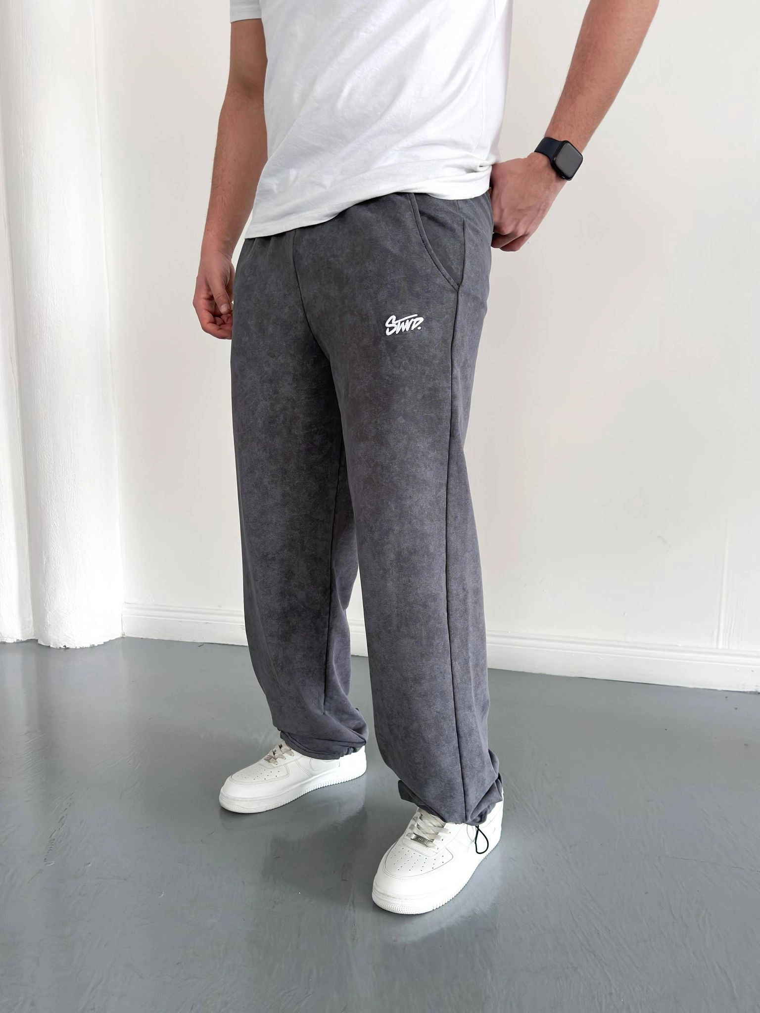 SWD YIKAMALI BAGGY EŞOFMAN -GRİ