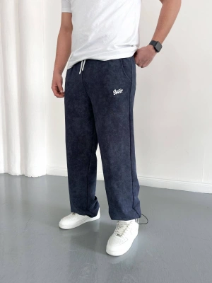 SWD YIKAMALI BAGGY EŞOFMAN -SİYAH