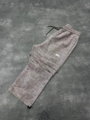 SWD YIKAMALI NAKIŞ 2 İPLİK BAGGY EŞOFMAN -GRİ