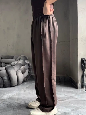 BAGGY EŞOFMAN - KAHVERENGİ