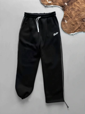 BAGGY STW ARA BİYELİ EŞOFMAN - SİYAH