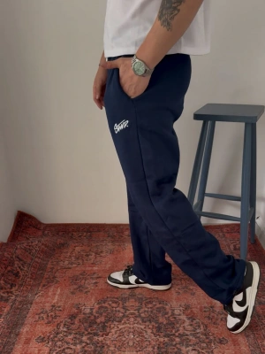 BAGGY STW NAKIŞ DETAY EŞOFMAN - LACİVERT