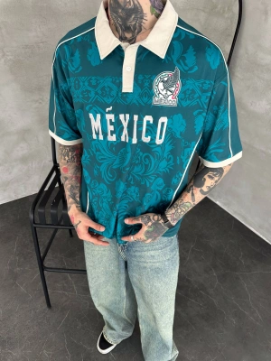 MEXICO POLO YAKA OVERSİZE T-SHİRT