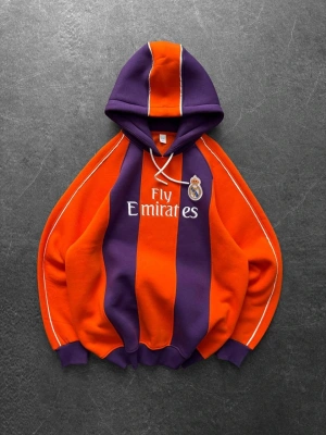 MADRİD KAPŞONLU OVERSİZE 3 İPLİK KUMAŞ SWEAT -TURUNCU