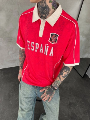 ESPANA POLO YAKA OVERSİZE T-SHİRT