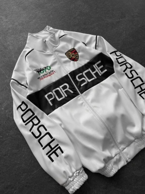 PRSHE OVERSİZE DERİ CEKET -BEYAZ