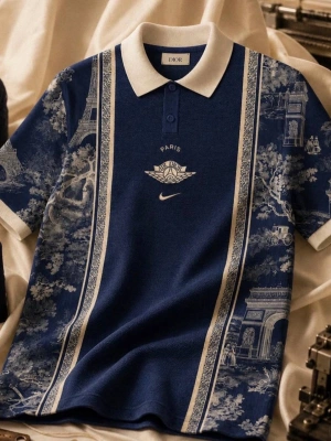 PSG POLO YAKA OVERSİZE T-SHİRT