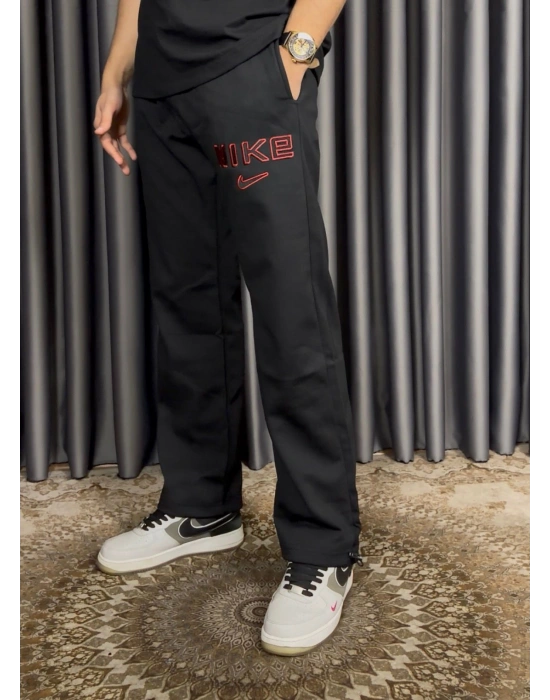 Nke Nakış 2 İplik Eşofman - Siyah