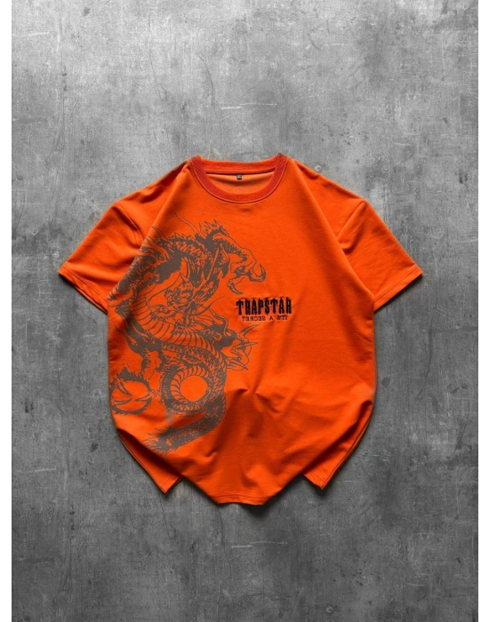 TSTAR OVERSİZE TSHİRT -TURUNCU
