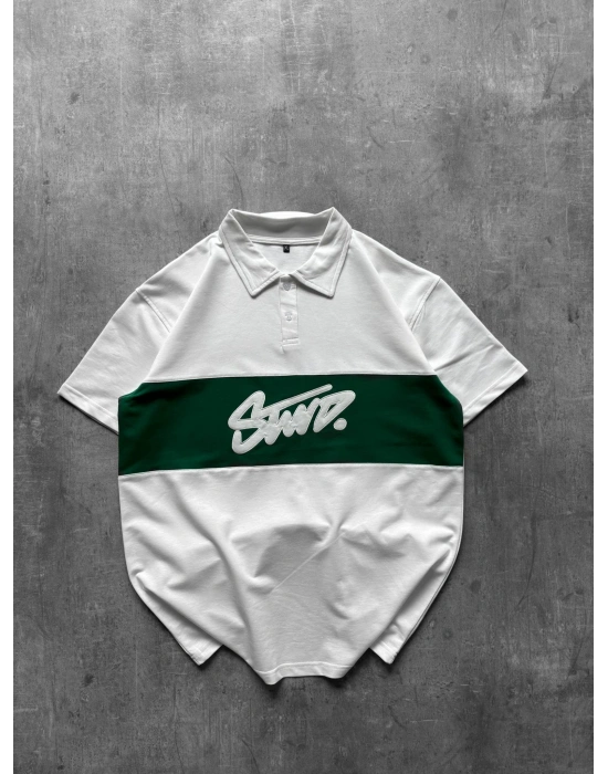 SWD POLO YAKA TSHİRT -BEYAZ