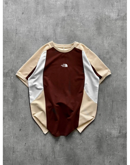 TNF OVERSİZE TSHİRT -KAHVERENGİ