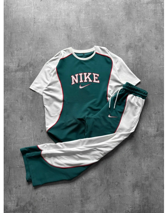 NKE PARÇALI OVERSİZE EŞOFMAN TAKIM -YEŞİL
