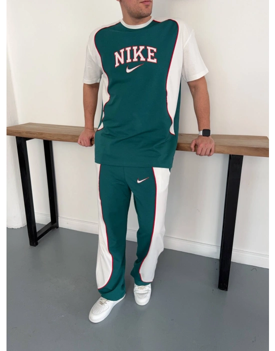 NKE PARÇALI OVERSİZE EŞOFMAN TAKIM -YEŞİL
