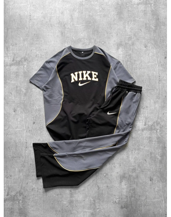 NKE PARÇALI OVERSİZE EŞOFMAN TAKIM -SİYAH