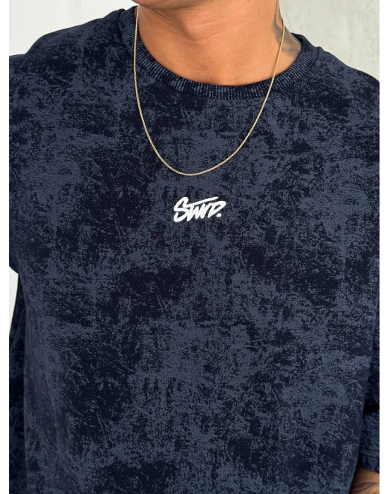 YIKAMALI SWD OVERSİZE TSHİRT -LACİ