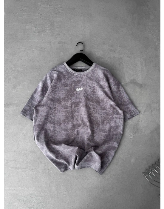 YIKAMALI SWD OVERSİZE TSHİRT -GRİ