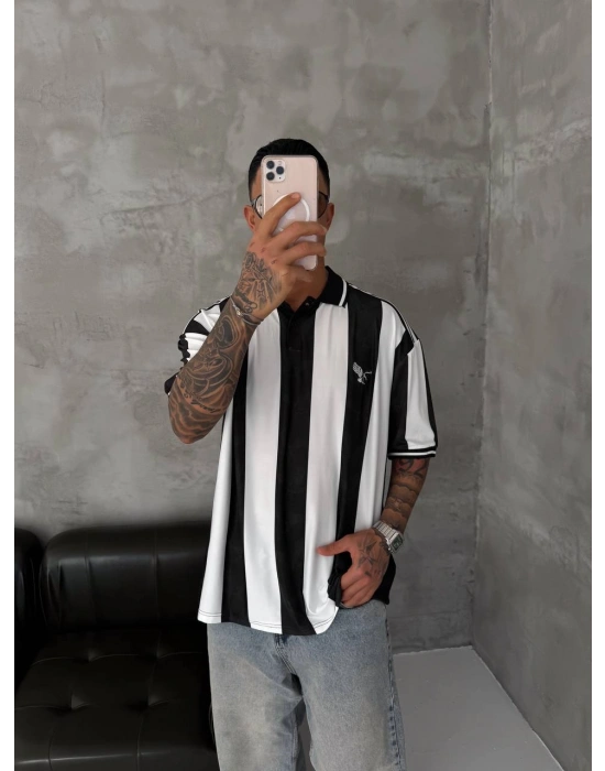 BJK NAKIŞ DETAY POLO YAKA TSHİRT