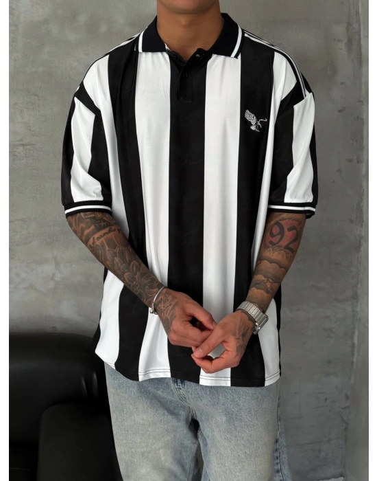 BJK NAKIŞ DETAY POLO YAKA TSHİRT