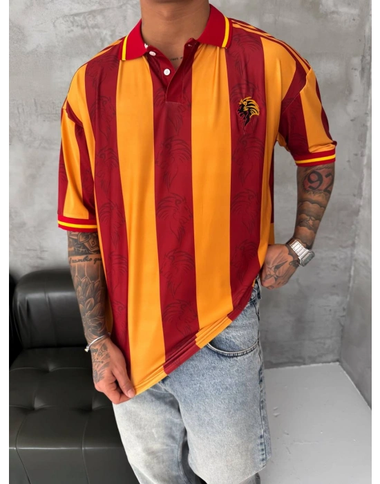 GS NAKIŞ DETAY POLO YAKA TSHİRT