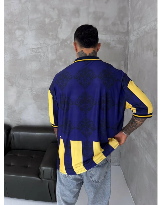 FB NAKIŞ DETAY POLO YAKA TSHİRT