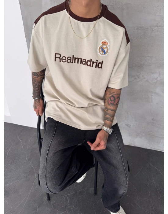 MADRİD NAKIŞ DETAY OVERSİZE TSHİRT