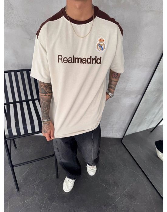 MADRİD NAKIŞ DETAY OVERSİZE TSHİRT