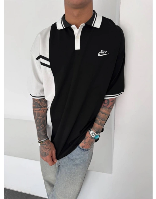 NİKE POLO YAKA BASKI DETAY OVERSİZE TSHİRT