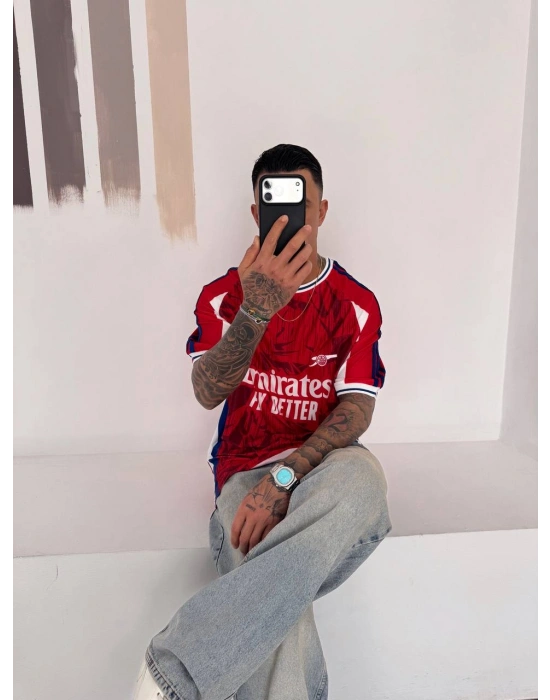 ARSENAL NAKIŞ DETAY OVERSİZE TSHİRT