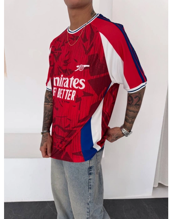 ARSENAL NAKIŞ DETAY OVERSİZE TSHİRT