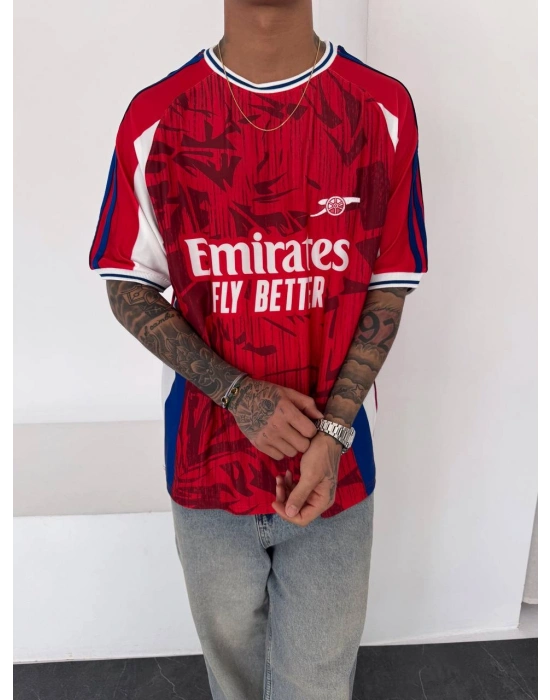 ARSENAL NAKIŞ DETAY OVERSİZE TSHİRT
