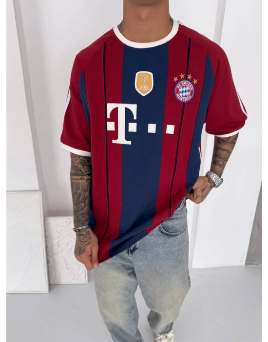 BAYERN NAKIŞ DETAY OVERSİZE TSHİRT