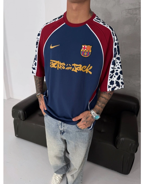 BRÇ KOL DETAY OVERSİZE TSHİRT -LACİ