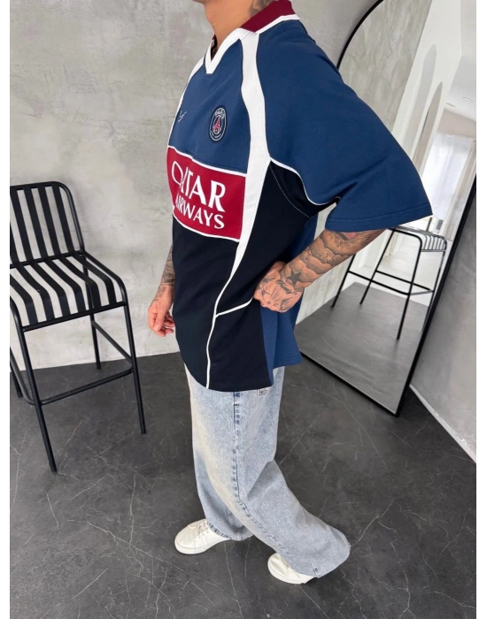 PARİS PARÇALI OVERSİZE TSHİRT