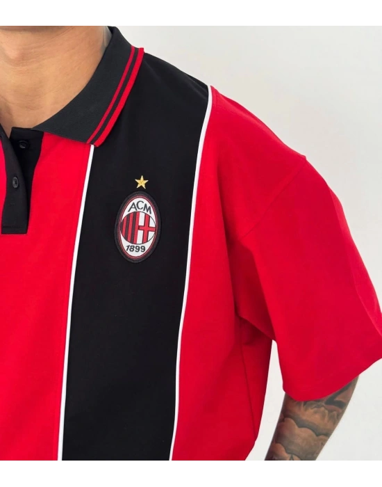 MLN ŞERİT DETAY POLO YAKA TSHİRT