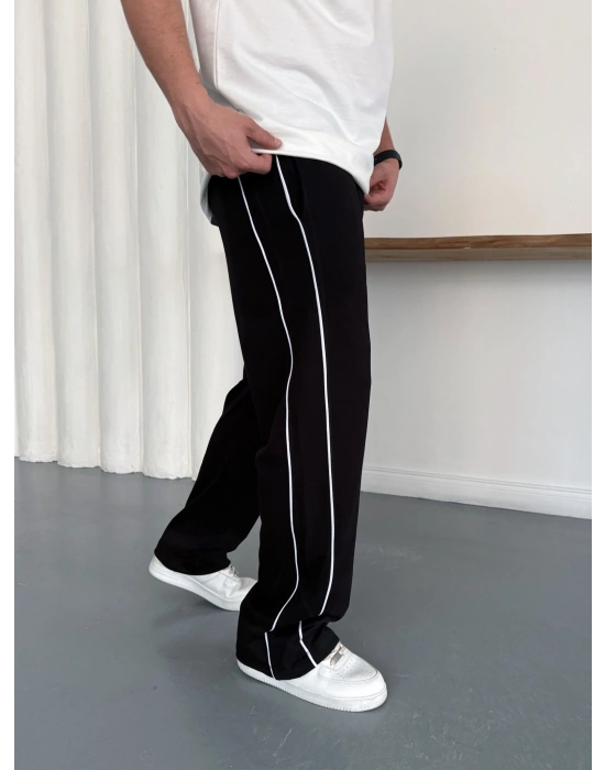 NİKE BİYELİ BAGGY EŞOFMAN - SİYAH
