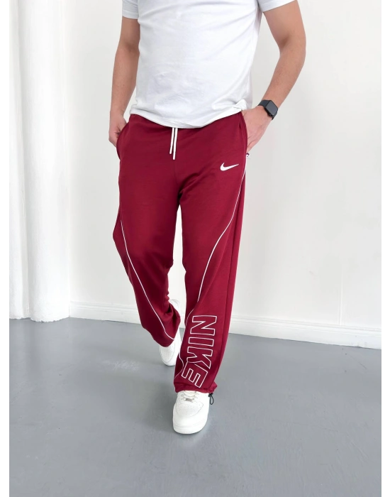 NİKE ARA BİLYE BAGGY EŞOFMAN -BORDO