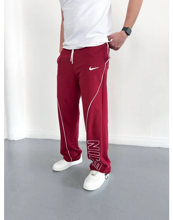 NİKE ARA BİLYE BAGGY EŞOFMAN -BORDO