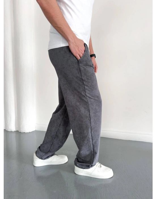SWD YIKAMALI BAGGY EŞOFMAN -GRİ