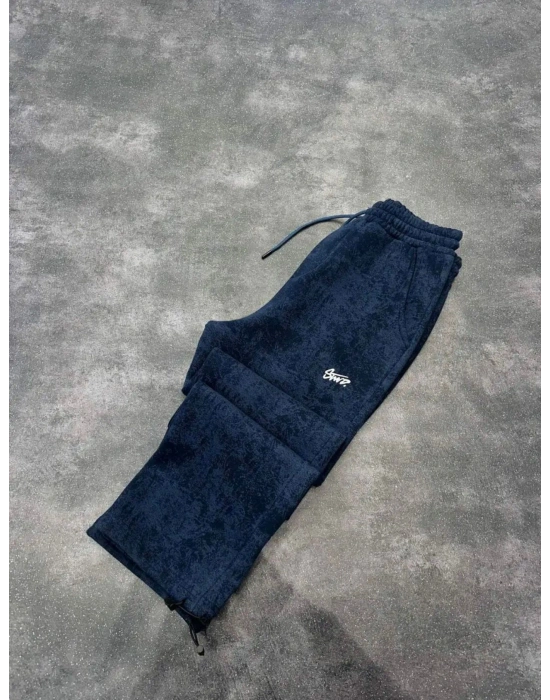 STWD YIKAMALI NAKIŞ 2 İPLİK BAGGY EŞOFMAN -LACİ