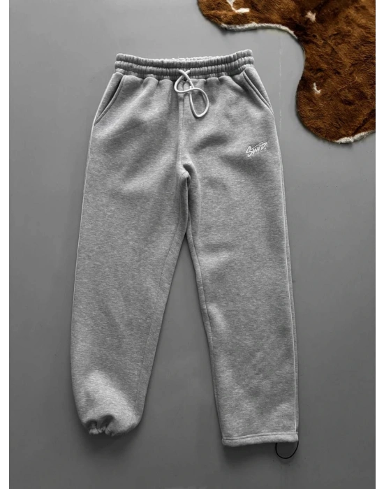 BAGGY STW ARA BİYELİ EŞOFMAN - GRİ