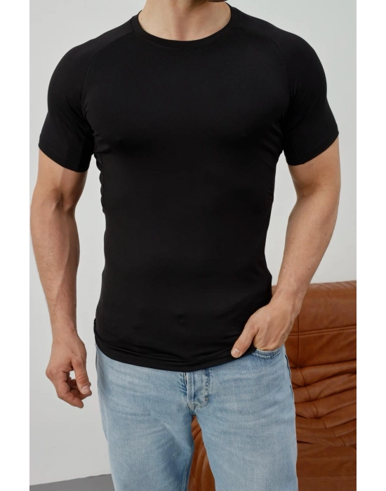 Basic Compression Tshirt - Siyah