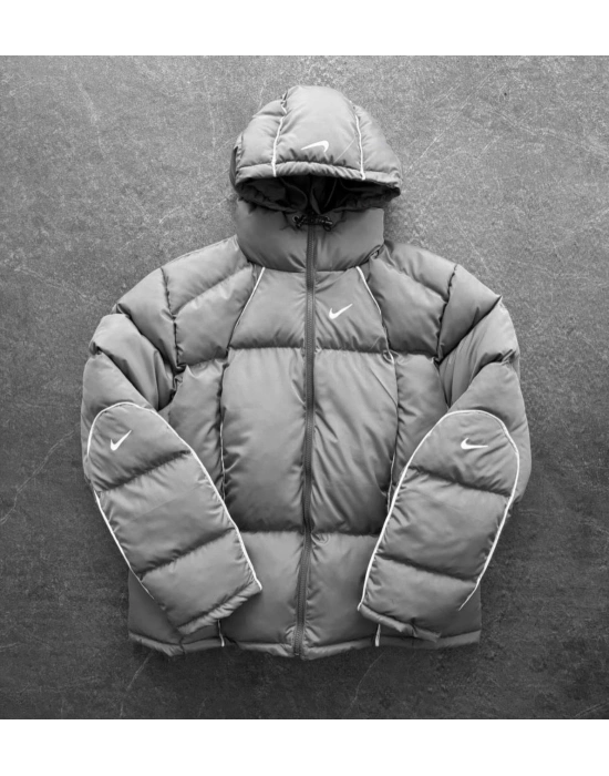 BİYELİ EFSANE ŞİŞME MONT -GRİ