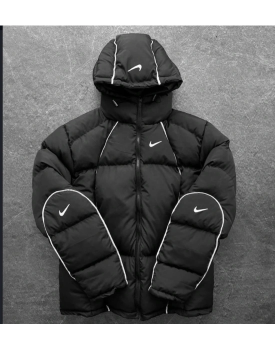 BİYELİ EFSANE ŞİŞME MONT -SİYAH