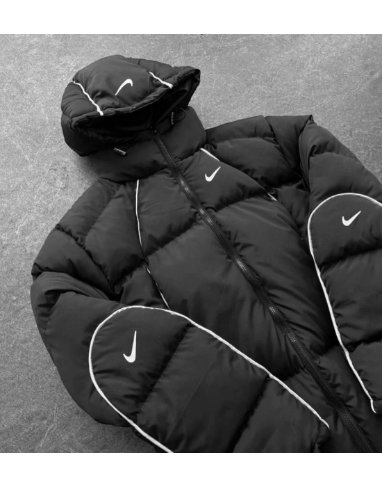 BİYELİ EFSANE ŞİŞME MONT -SİYAH