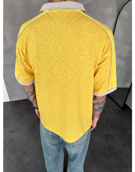 BRASİL POLO YAKA OVERSİZE T-SHİRT