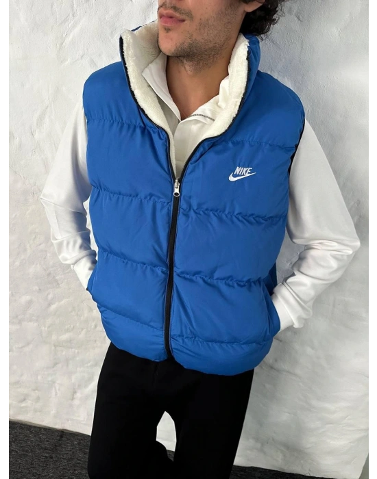 ÇİFT TARAFLI YELEK - MAVİ