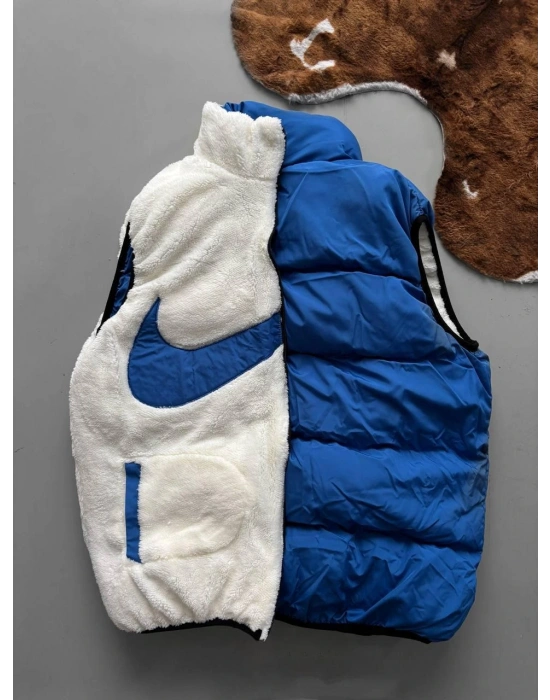 ÇİFT TARAFLI YELEK - MAVİ